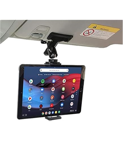 Amazon | 車載ホルダー タブレット スマホ スタンド クリップ式 360度